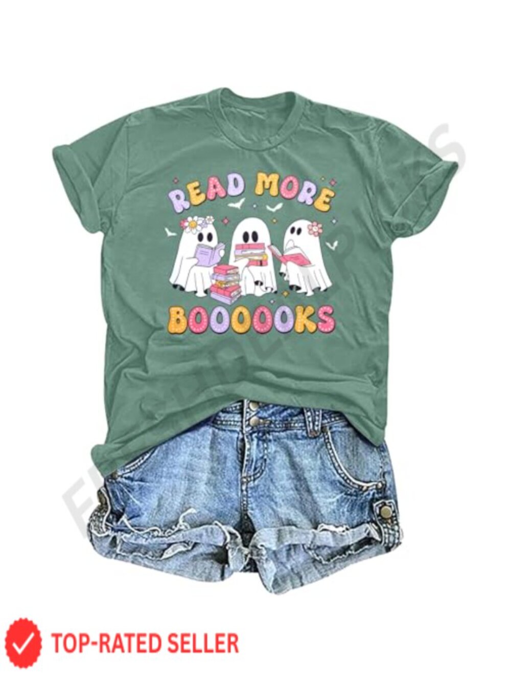 Spooky Teacher Halloween T-Shirt: Teaching My Boos Tee Cute Ghost Graphic Tee